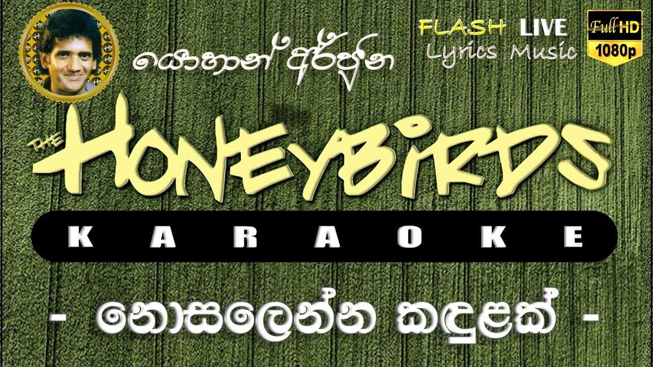 Nosalenna Kadulak Dasin Karaoke (Without Voice) නොසලෙන්න කඳුළක් දෑසින් කැරෝකේ