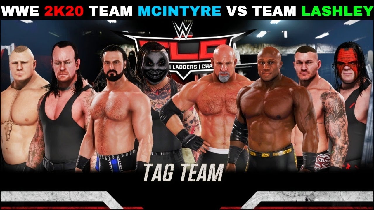 WWE 2K20 'Team Lashley VS Team Mcintyre' Gameplay | WWE 2K20 COM VS COM Gameplay ||