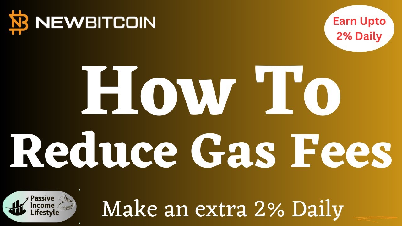 NEWBTC - How To Reduce Gas Fees