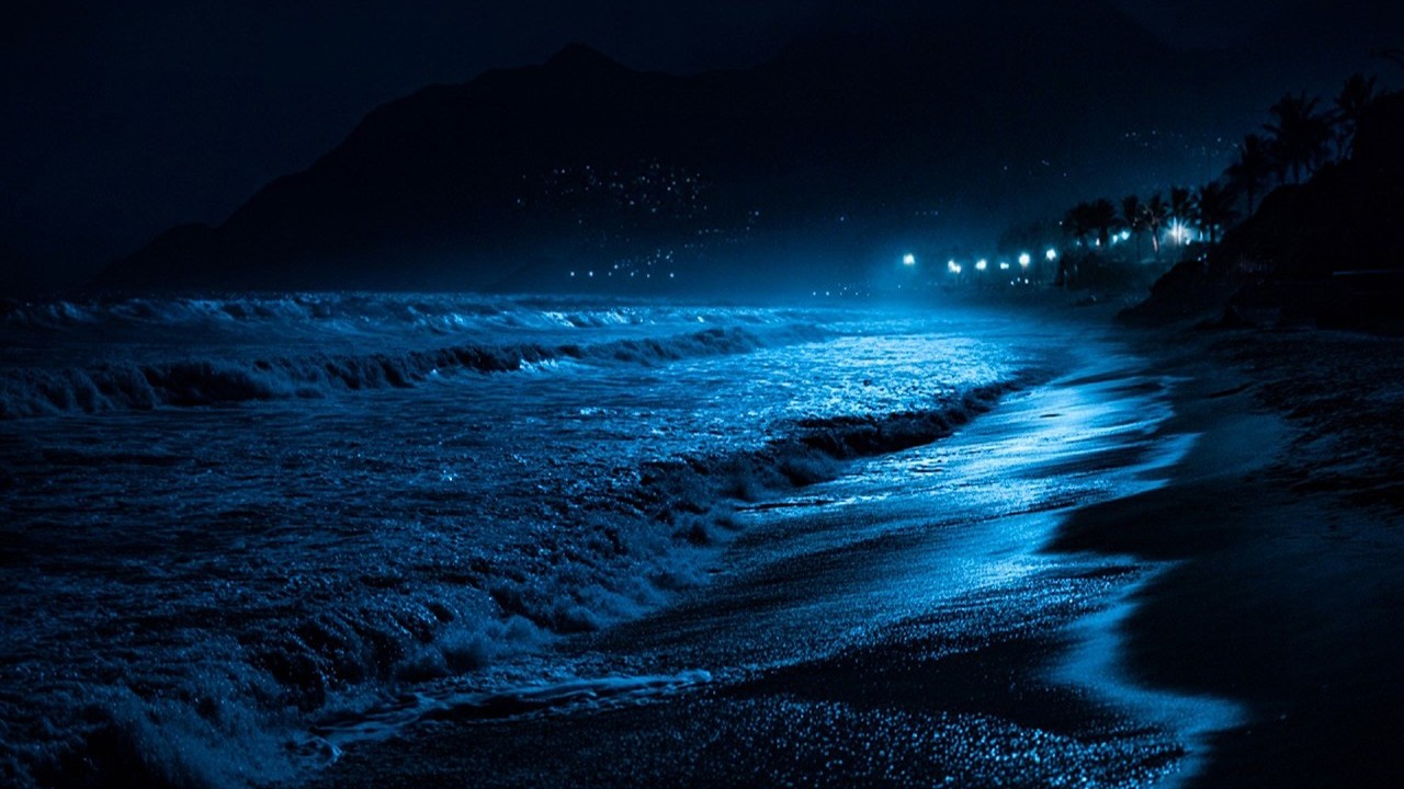 🔴 LIVE NOW: Ocean Waves at Night 🌙 Fall Asleep in Minutes | Deep Sleep Sounds