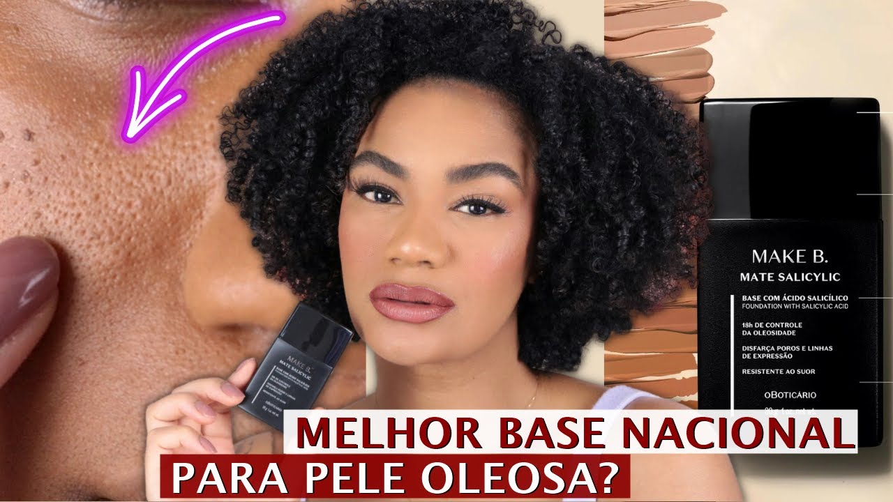 NOVA BASE MATE SALICYLIC DE MAKE B l PELE NEGRA OLEOSA • Pattesta