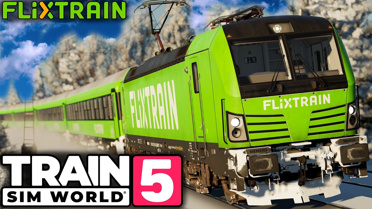 Im FLIXTRAIN durch den Schnee | Train Sim World 5