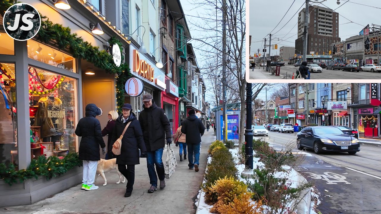 Toronto’s Ugliest Intersection & Roncesvalles Walk (Dec 2024)