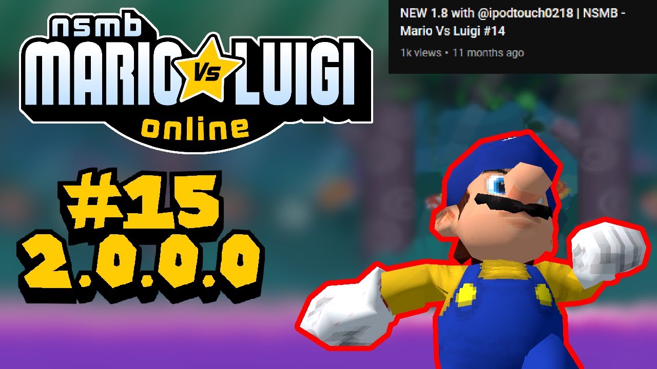THE CINEMATIC RETURN (2.0.0.0) | NSMB - Mario Vs Luigi #15