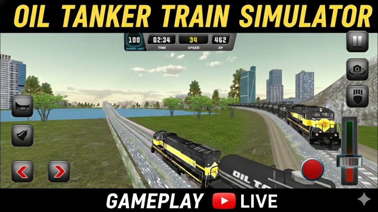 OIL TANKER TRAIN SIMULATOR  DESTINATION JAKARTA