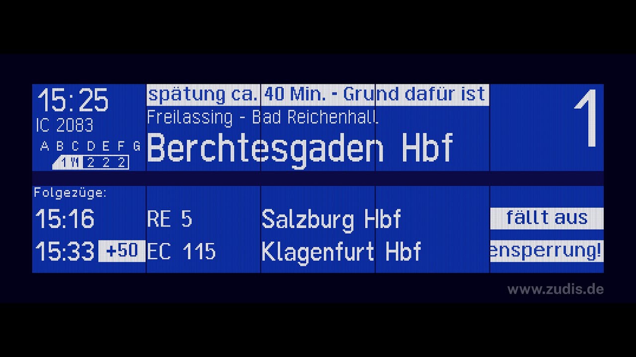 Bahnsteigansagen aus Traunstein (Heiko Grauel)
