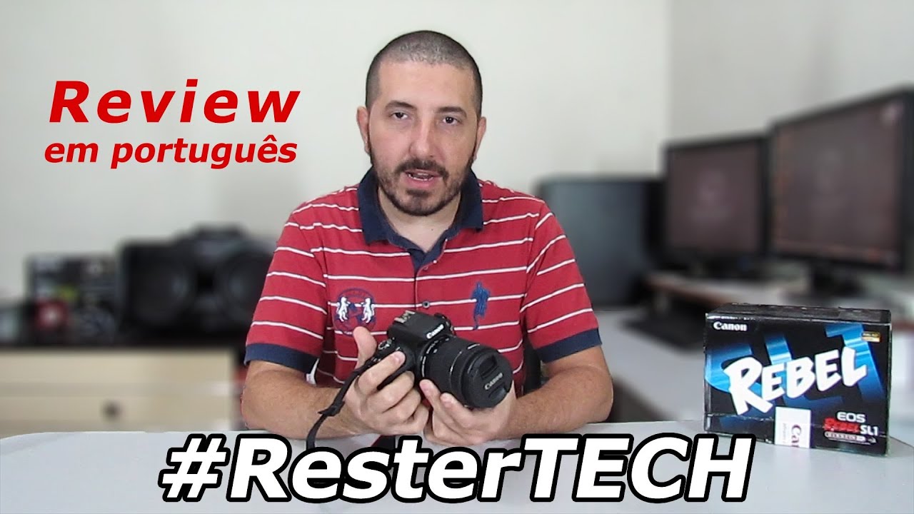 Review Canon EOS Rebel SL1 (100D) #ResterTECH S05E02 (em português)