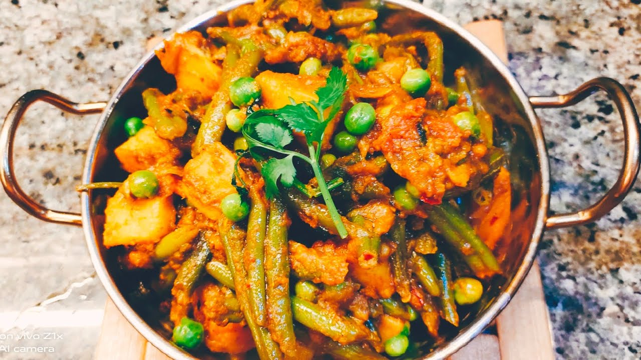 শীতের সবজি বিন আলু মশালা 😋||bin alu masala||Bengoli recipe 