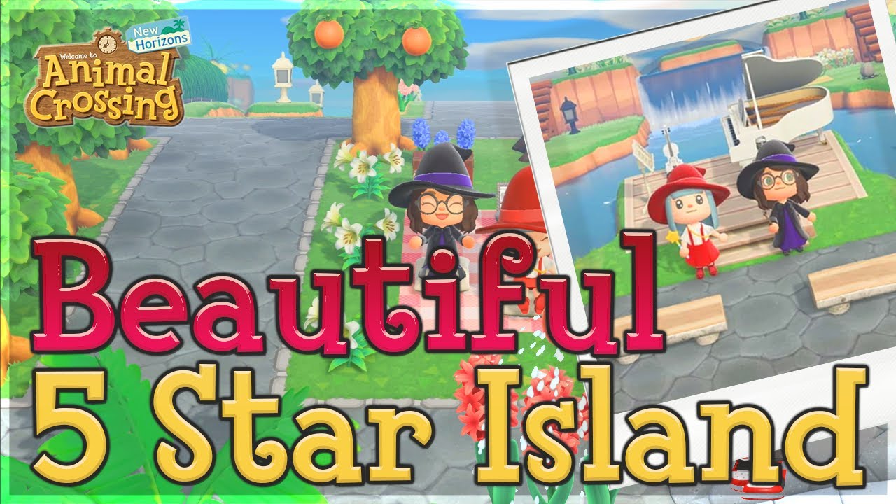 Beautiful 5-Star Island Full Of Great Ideas! Animal Crossing New Horizons Island Tour