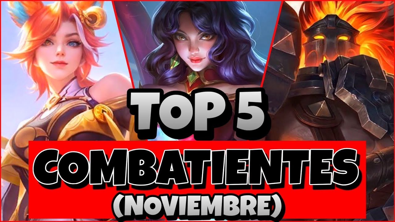 TOP 5 COMBATIENTES META ACTUALMENTE | Los Heroes Mas Fuertes En La Linea de Experiencia