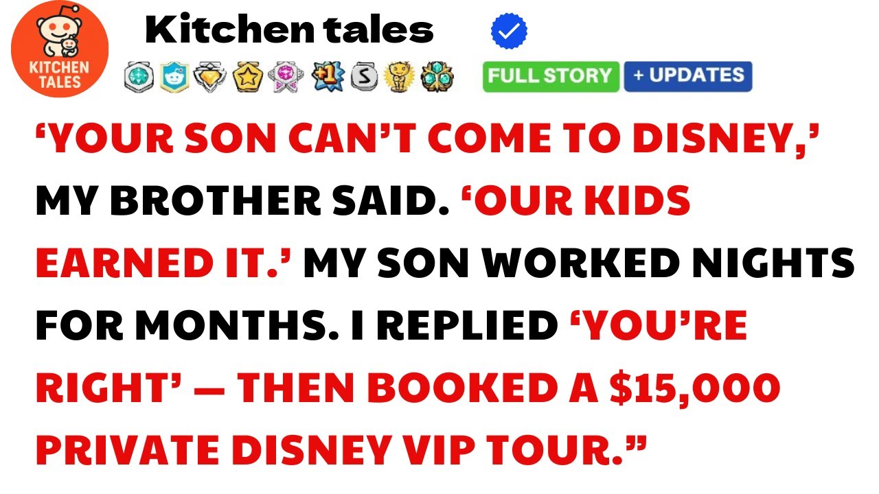 “Your Son Can’t Come to Disney,” My Brother Texted. “Our Kids Earned This…