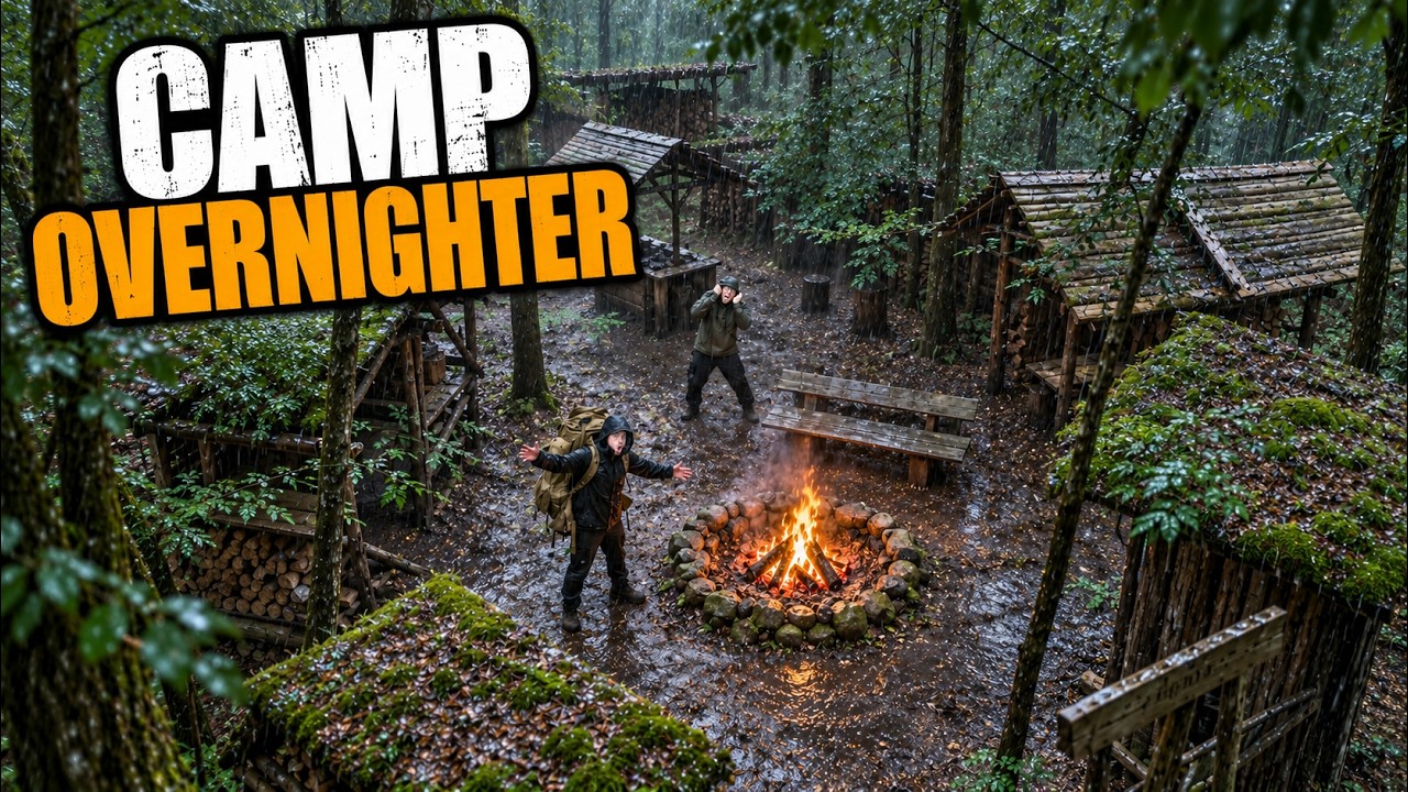 Unser CAMP braucht PFLEGE! 🥴 Overnighter, bestes Essen & Spieleabend | Naturens&ouml;hne