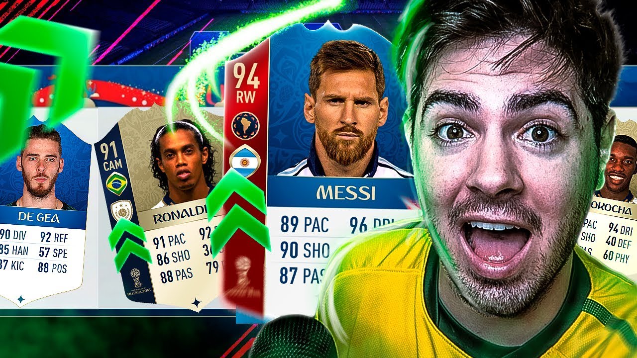 FUT DRAFT DOS MAIORES OVERS DA COPA!!! COM 4 ICONS!!!