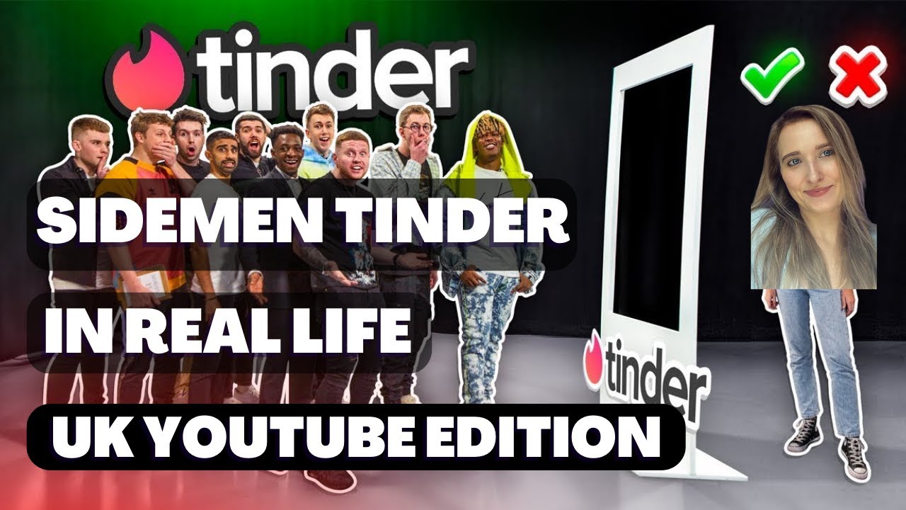 SIDEMAN TINDER В РЕАЛЬНОЙ ЖИЗНИ (ВЕРСИЯ YOUTUBE В ВЕЛИКОБРИТАНИИ) - РЕАКЦИЯ ДЕВУШКИ