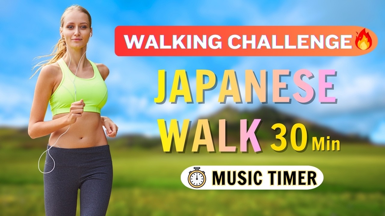 🚶‍♀️ 30-Min Japanese Walking Workout (Steps Only) | Beginner-Friendly Low-Impact Cardio Routine