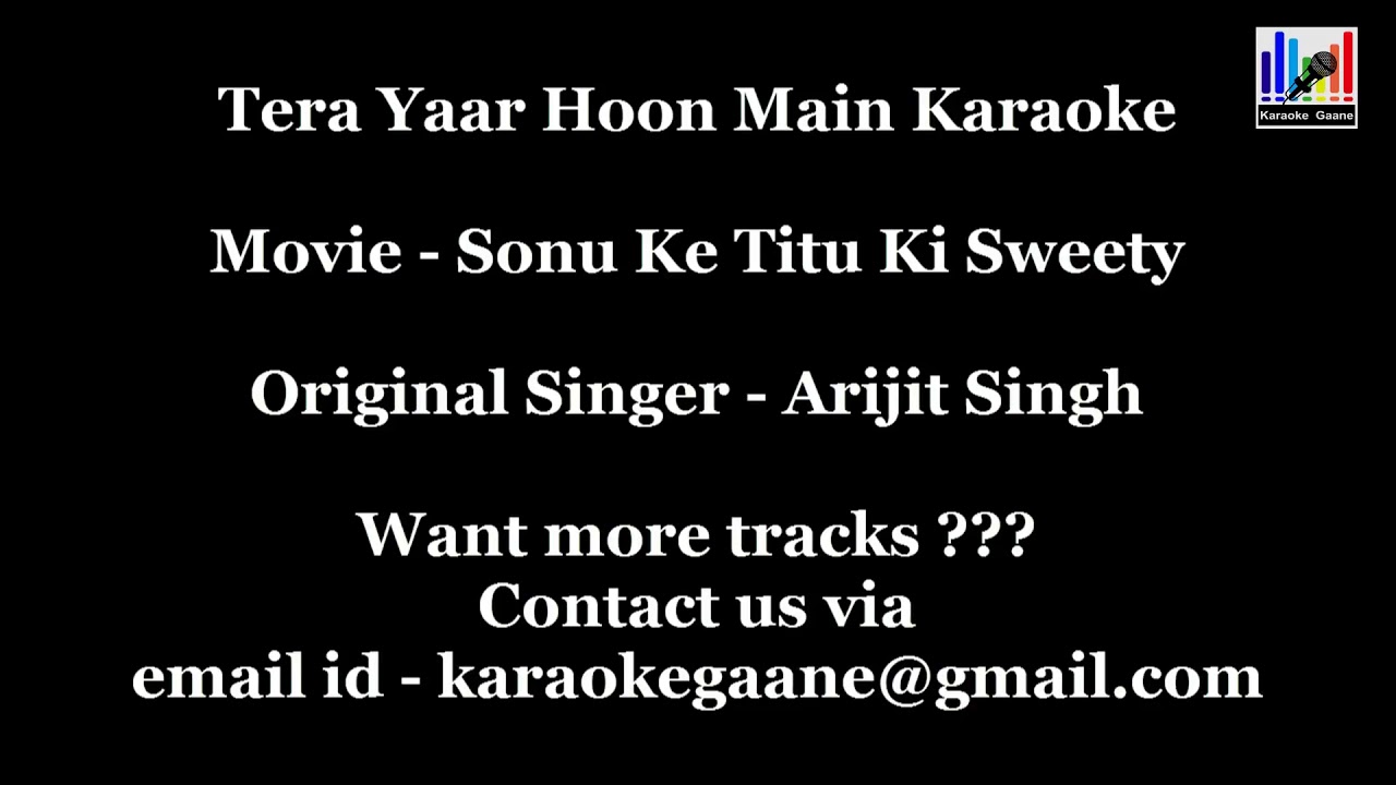 Tera yaar hoon main lyrics instrumental