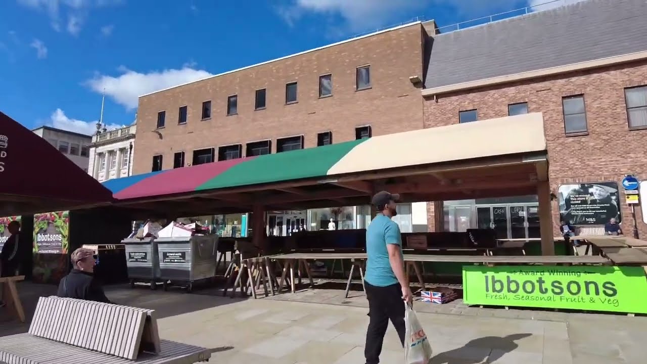 Chesterfield new market looks great just need to get the stalls full now