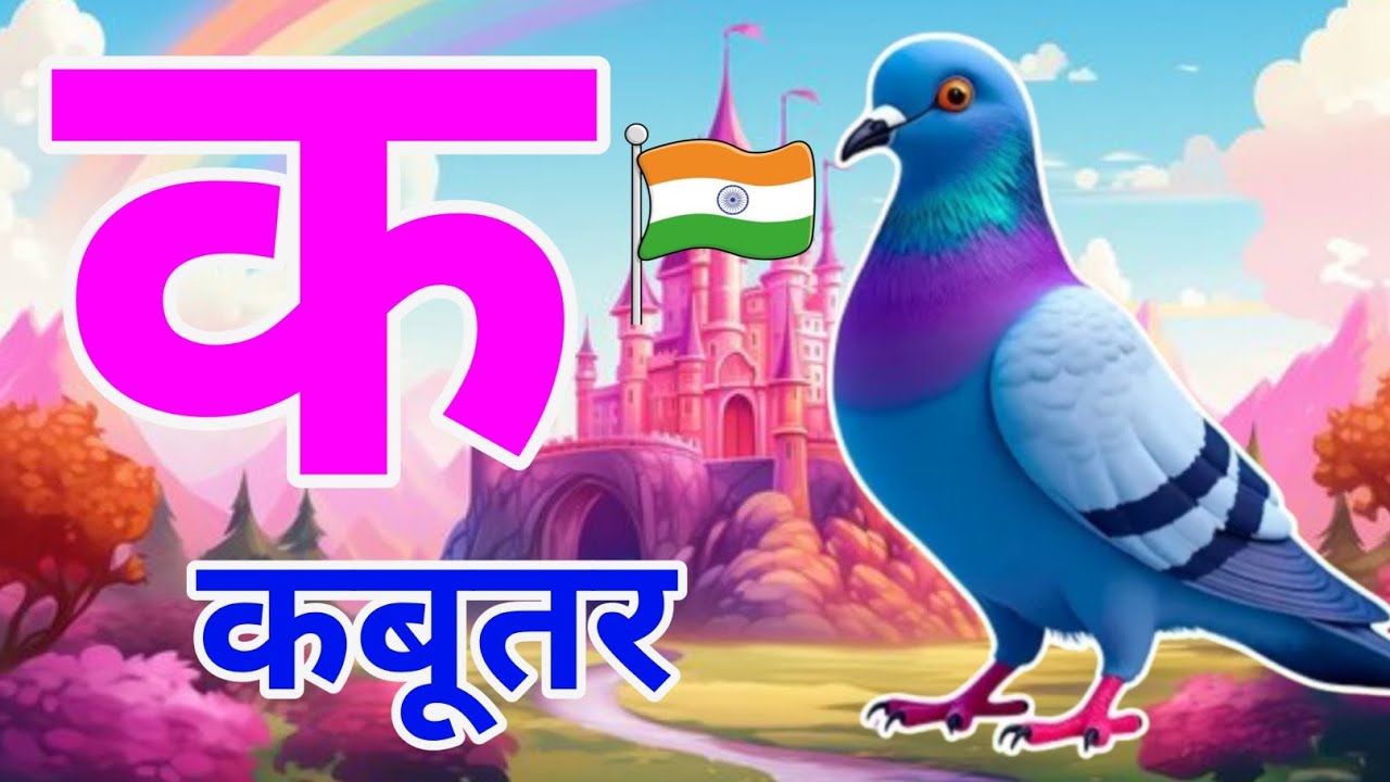 क से कबूतर, अ से अनार k se kabutar a se anar | हिन्दी वर्णमाला | क से कबूतर अ से अनार,for kids