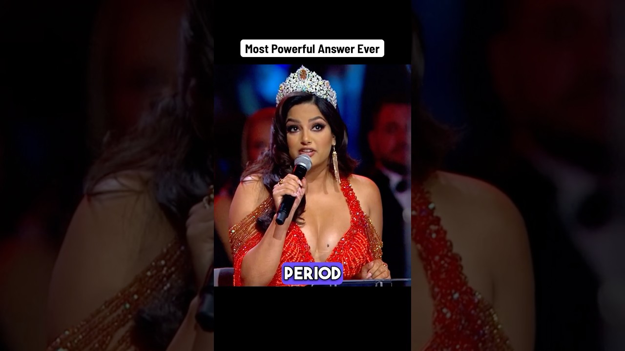 Such Powerful Answer ❤️ The crowd goes wild! #misssouthafrica2022