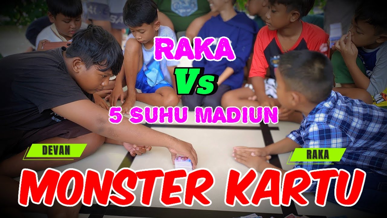 🔥 RAKA DIKROYOK 5 SUHU MADIUN 😱 SALING ADU KESAKTIAN - TERAKHIR LAWAN RAKA MONSTER KARTU 😱 BESAR BGT