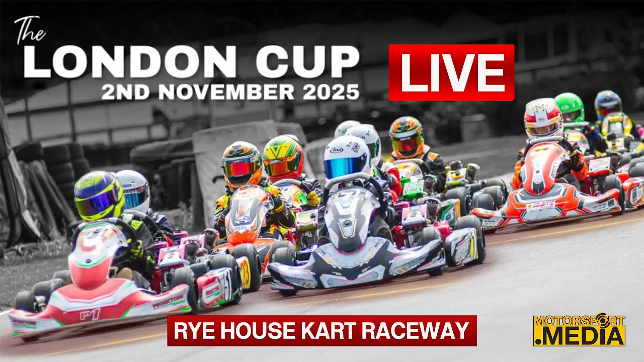 2025 London Cup at Rye House Kart Raceway LIVE