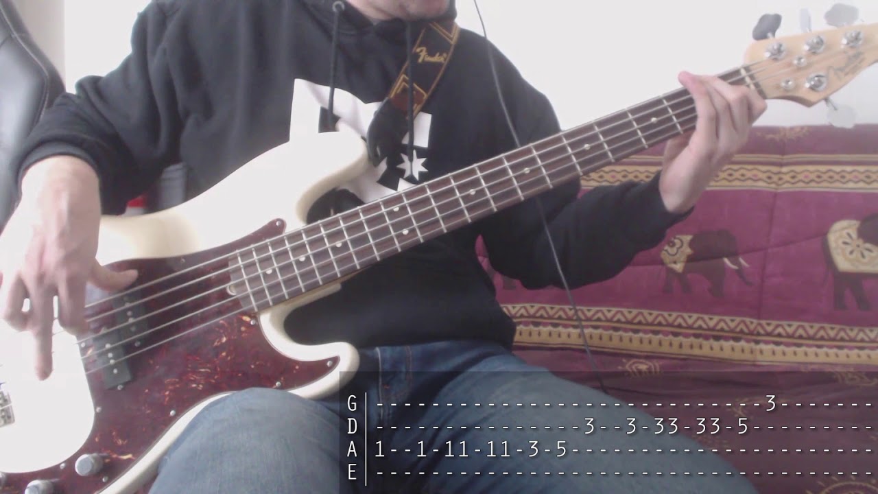 Tribute week to Dolores O'Riordan - The Cranberries - 05 - Just My Imagination [Bass Cover + Tab]