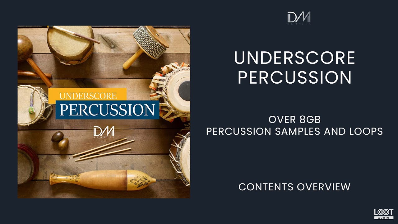 Underscore Percussion // Samples // Loops // DM Samples