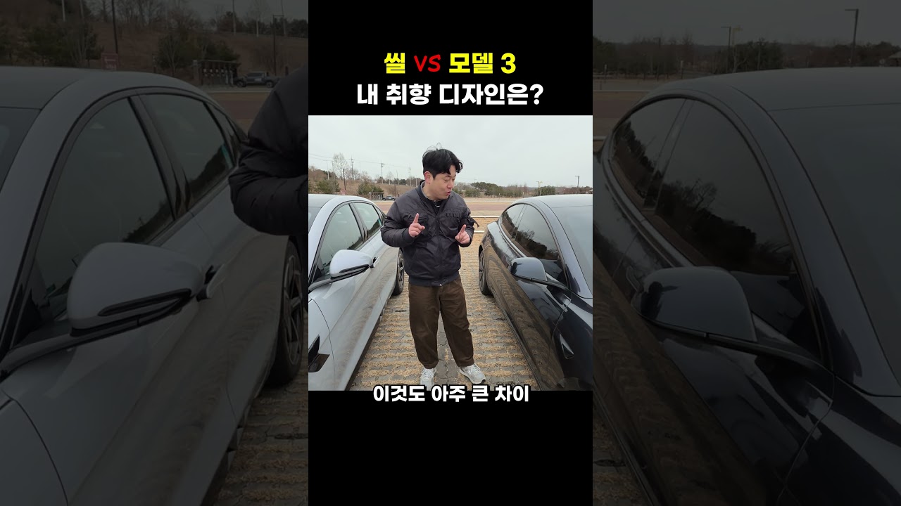 씰 vs 모델3, 내 취향 디자인은?