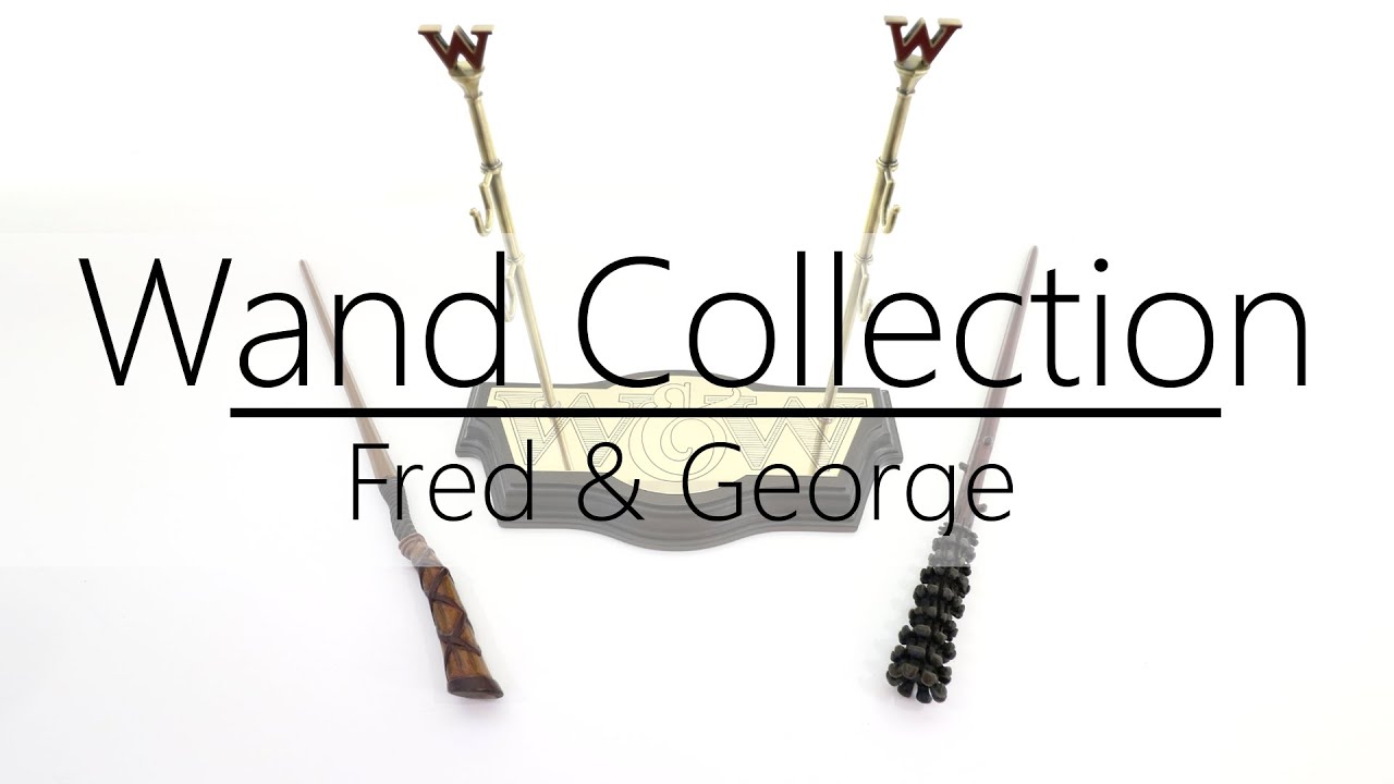 Harry Potter Wand Collection Part 2 Noble Collection Fred and George Weasley
