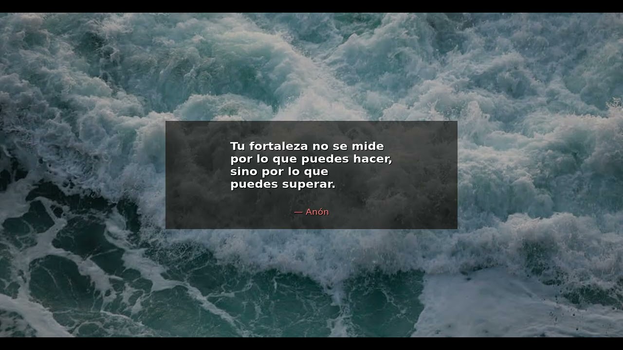 Tu fortaleza no se mide por lo que puedes hacer, sino por lo que puedes superar. - Anónimo | Alma Gu