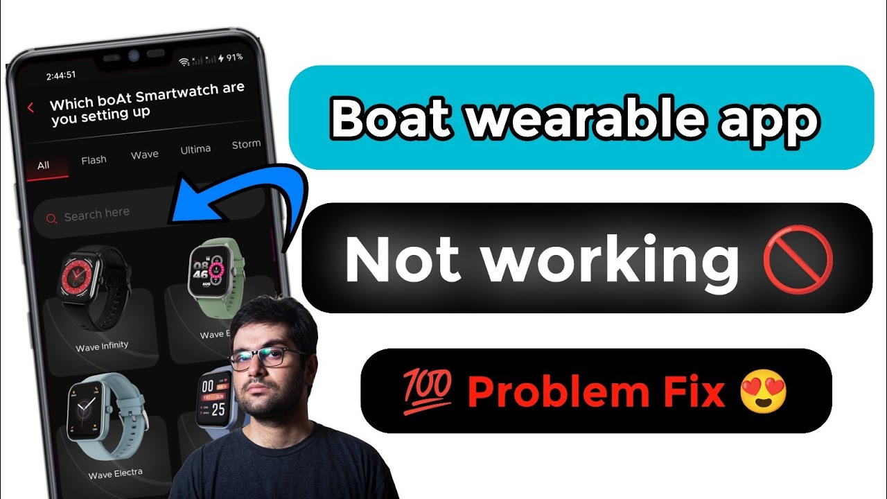 boat wearable app not opening