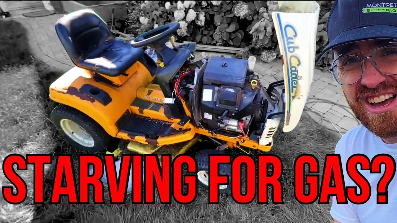 Cub Cadet Lawn Mower Won't START? -Carburetor Problem-