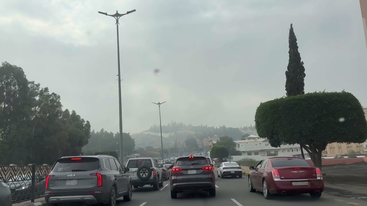 جوله في مدينة ابها الجبليه جنوب السعوديه