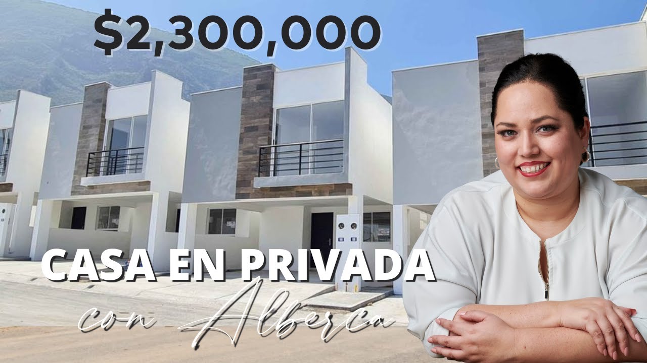 House Tour BRIANZZAS Escobedo Casa en Venta Privada con ALBERCA