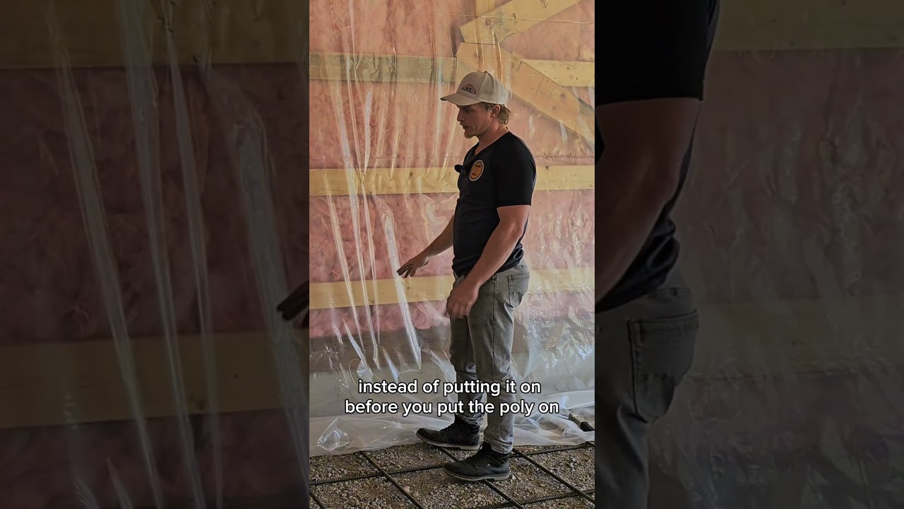 Do this when you're using acoustic seal and life will be easier. #garagebuilder #barnbuilder