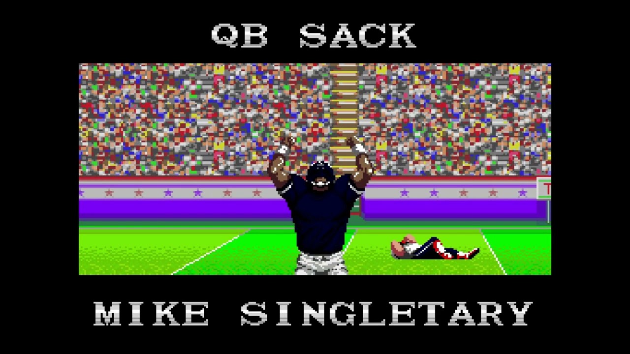 Tecmo Super Bowl SNES *85 Chicago Bears VS *04 New England Patriots