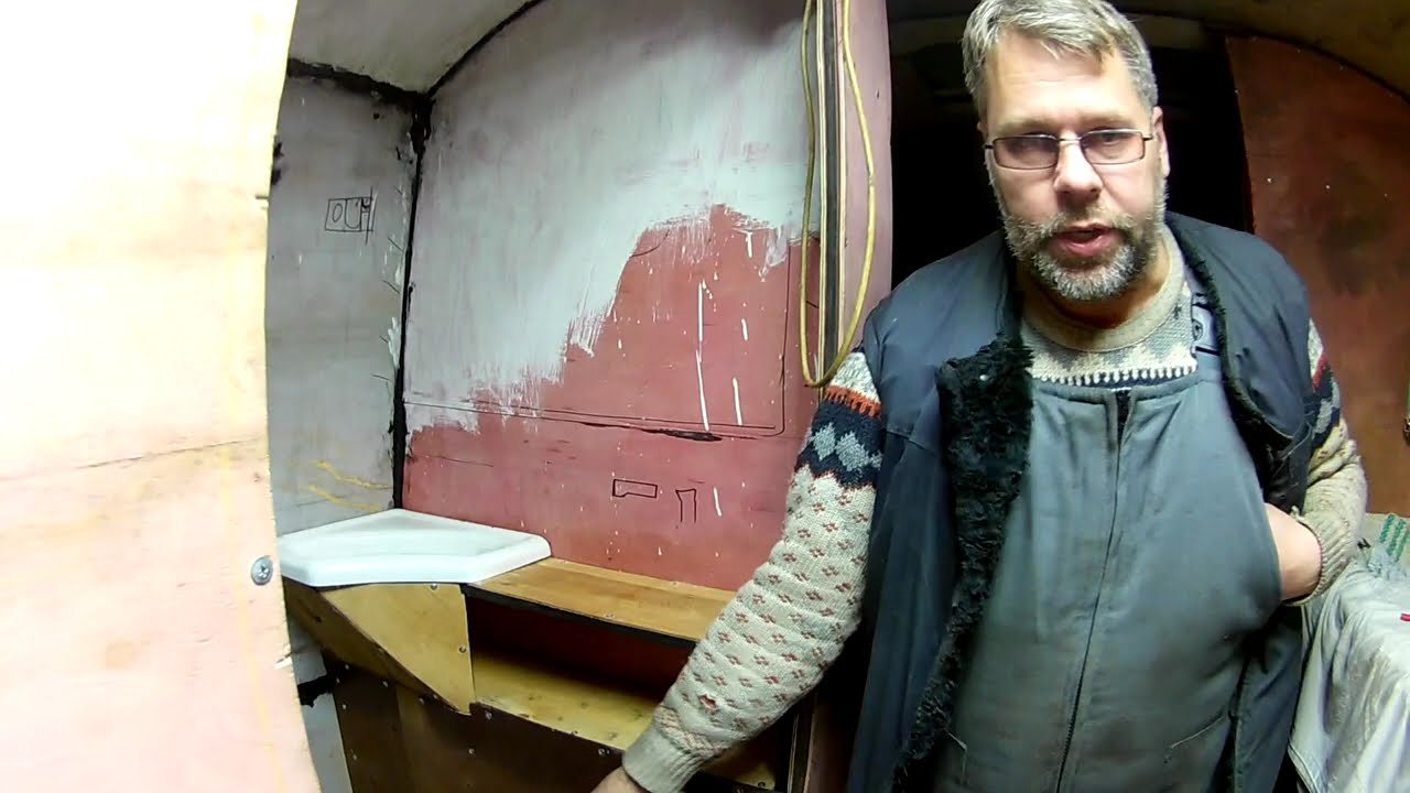 Автодом из ПАЗика часть12  Начинаем утеплять полы, устанавливаем воздушный отопитель и многое другое