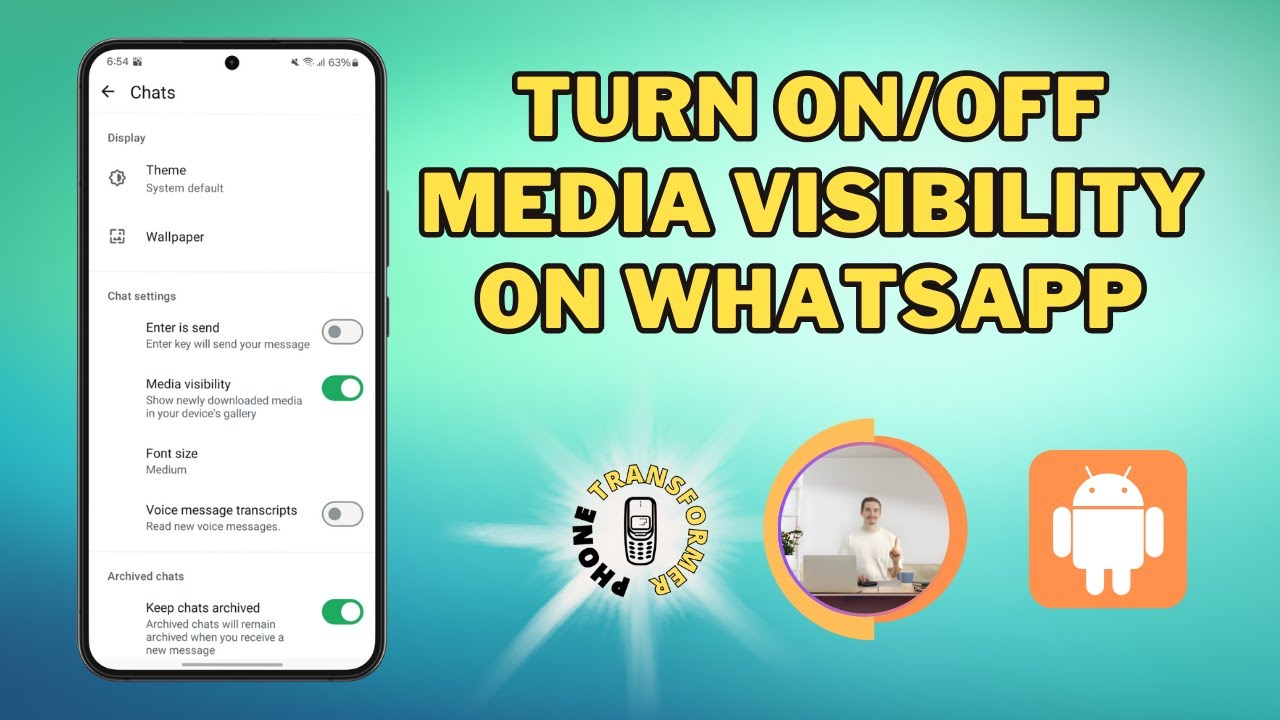 How to Turn On/Off Media Visibility on WhatsApp - Quick Tutorial