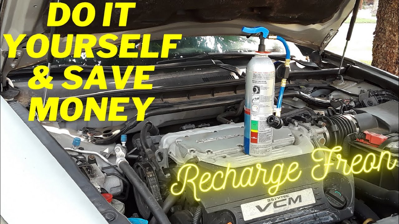 HOW TO RECHARGE FREON FOR 2008-2012 HONDA ACCORD