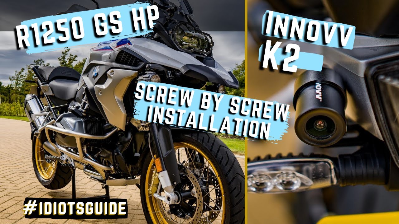 INNOVV K2 (SCREW BY SCREW) INSTALLATION BMW R1250GS HP