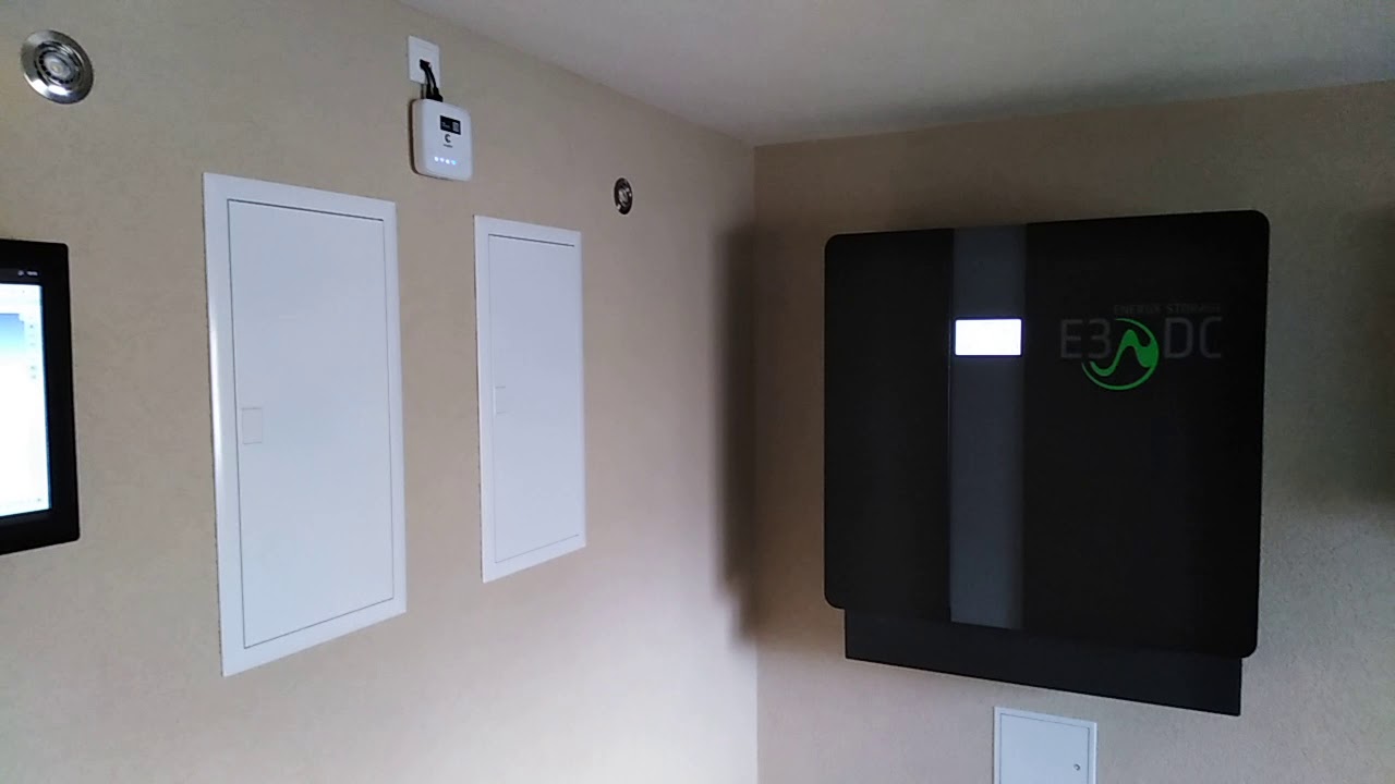 Installation E3DC Stromspeicher und SMA Wechselrichter
