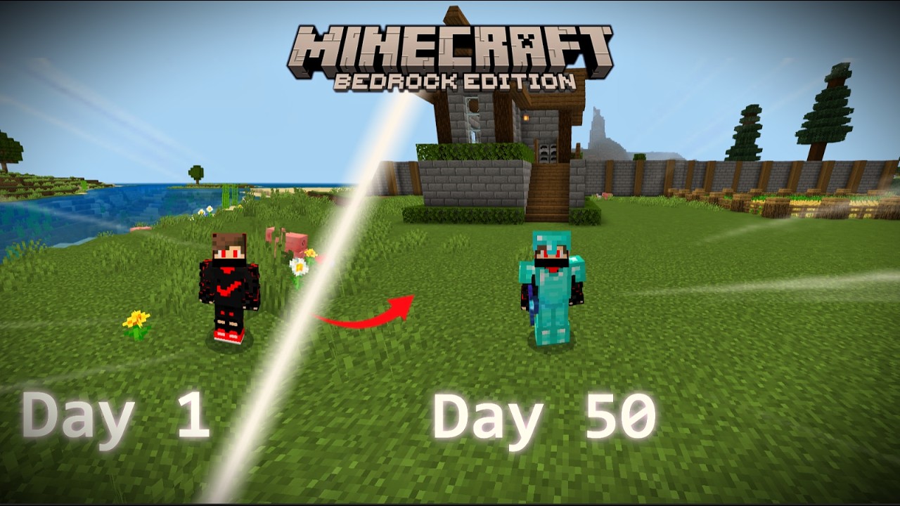 50 Days in Minecraft Bedrock Edition