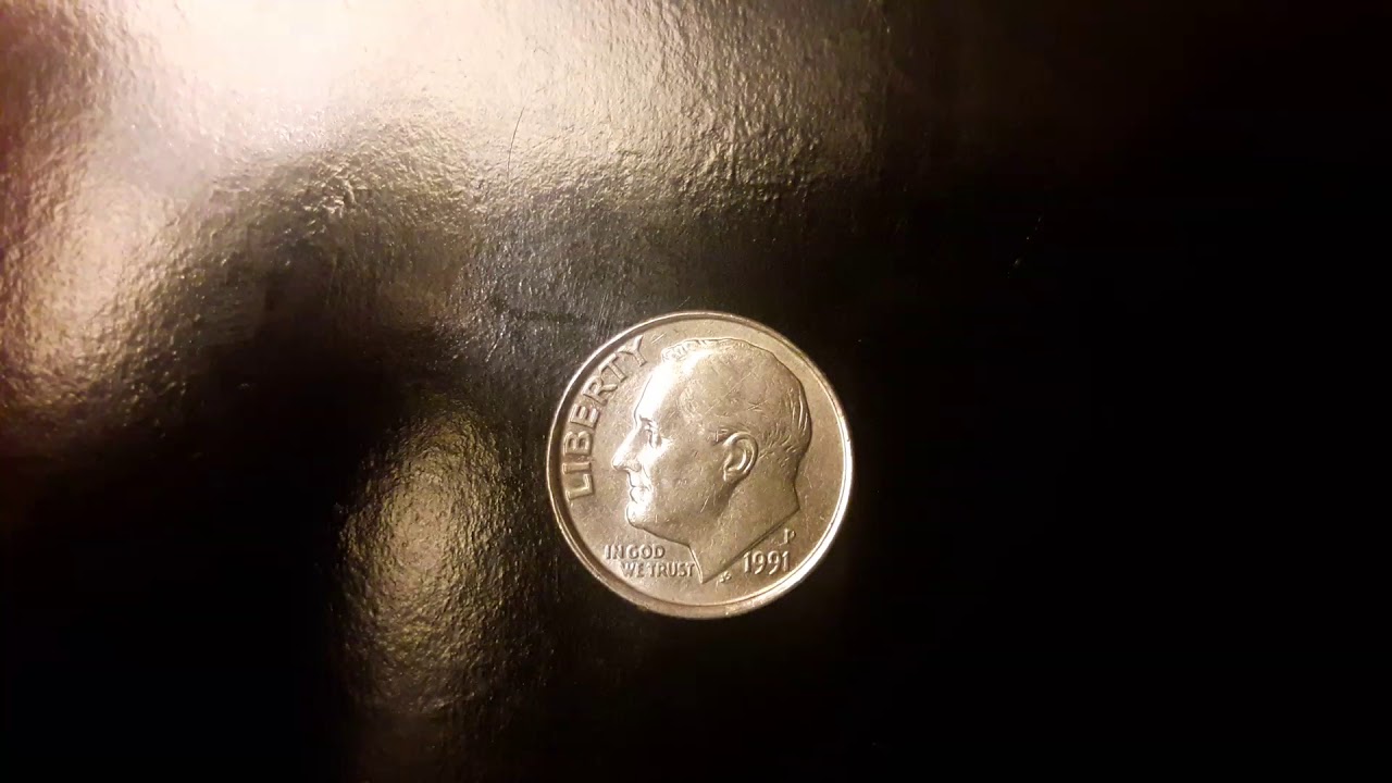 Coins:&nbsp; USA Dime 1991 P Coin