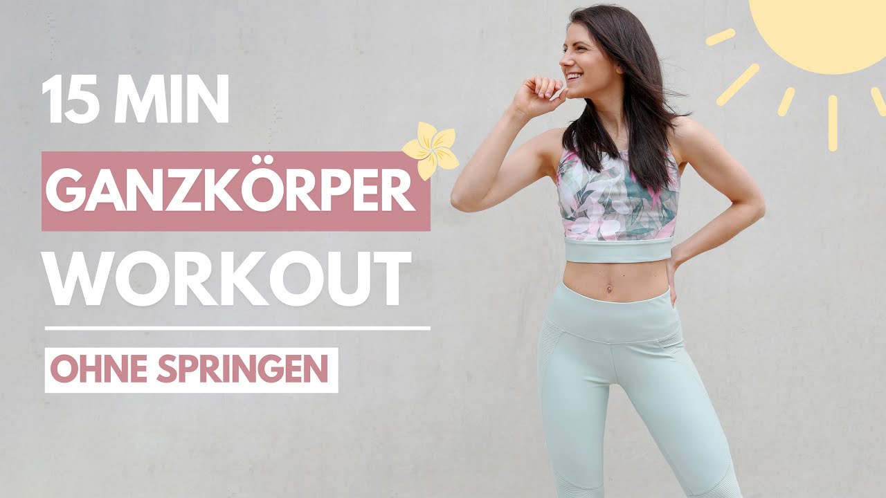 15 MIN Ganzkörper Workout ohne Springen // mit oder ohne Geräte | Summerbody Challenge | Tina Halder