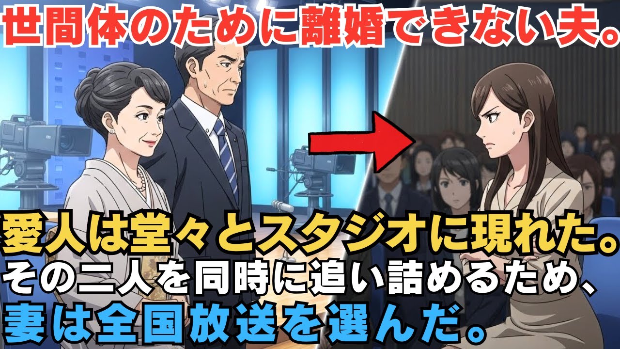 世間体のために仮面夫婦を続ける夫。私は勝手に「おしどり夫婦」のリアリティ番組に応募してやった。