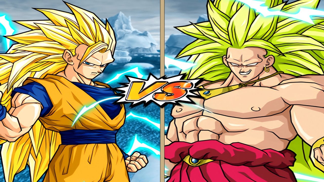 Goku SSJ3 VS Broly LSSJ3 | DBZ Budokai Tenkaichi 4 Beta 13.2 [60FPS]