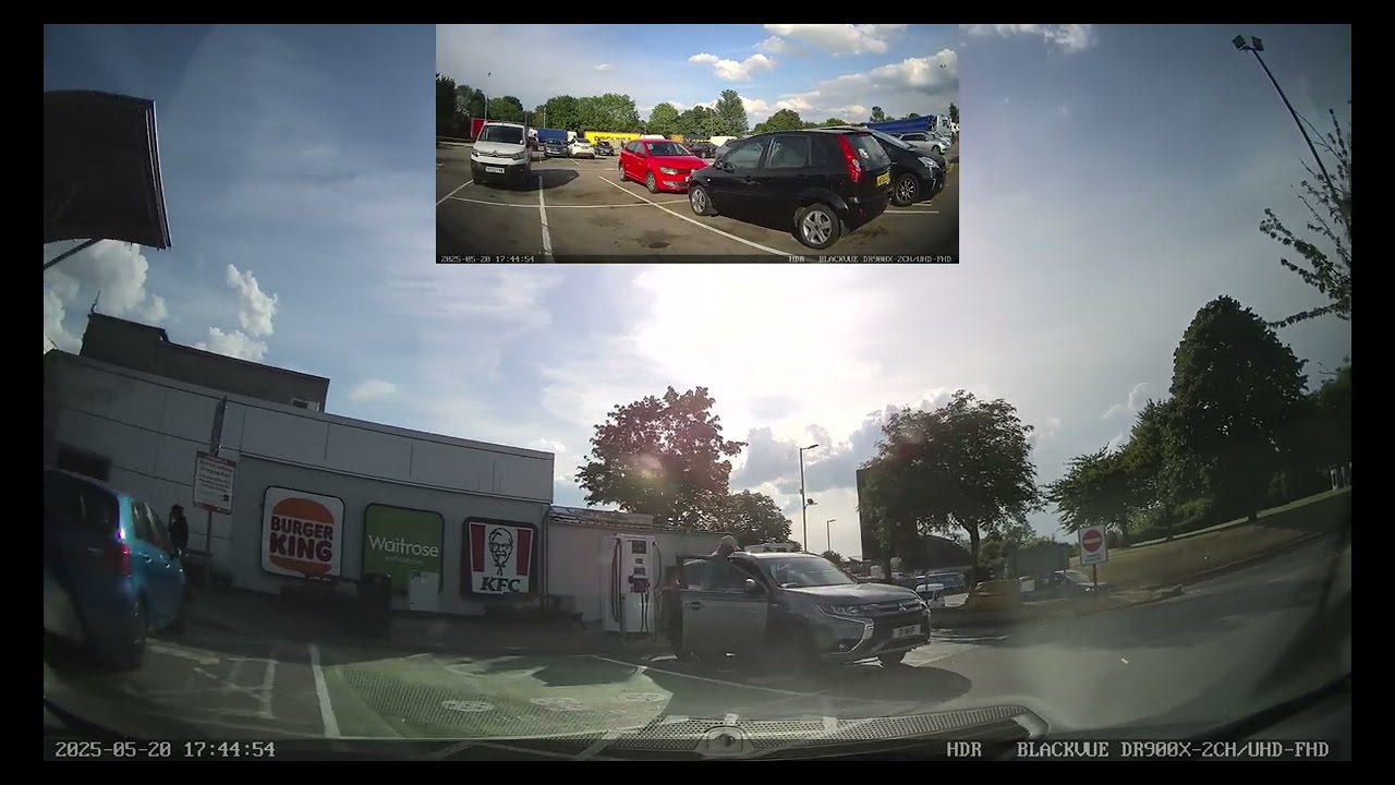 POV Drive M1 southbound  to M25 | Stop at Welcome Break Services & Stunning Rear Cam Clouds