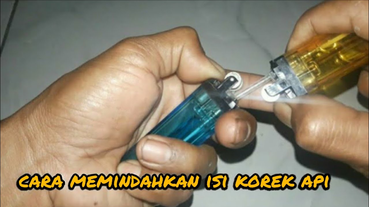 Cara memindahkan isi korek api Menggunakan pulpen