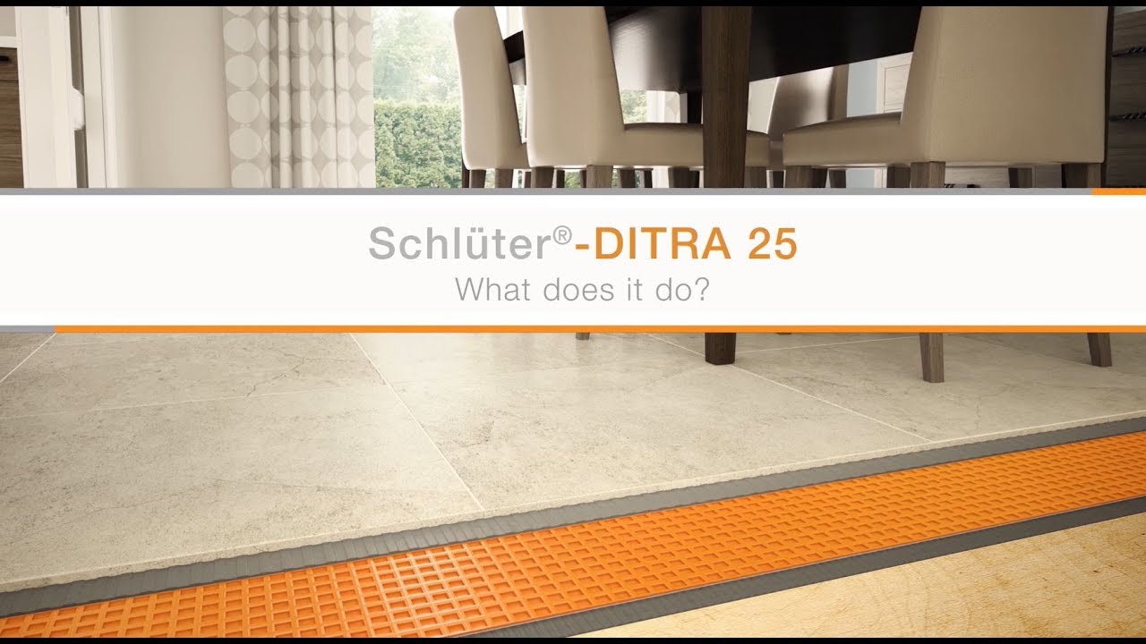 Schl&uuml;ter-DITRA 25 Uncoupling Mat - What does it do?