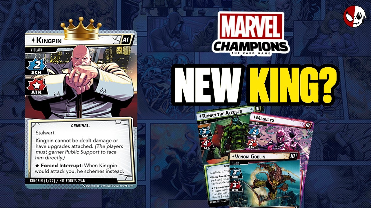 Is Kingpin a TOP villain in Marvel Champions? First Impressions & Difficulty Discussion